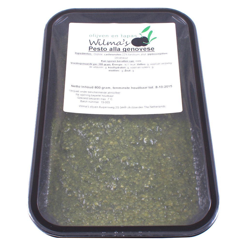 Wilma's - Pesto alla Genovese 800 g    