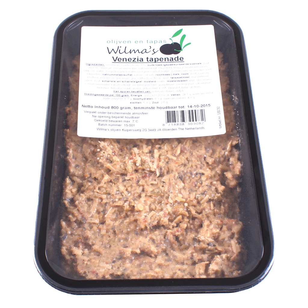 Wilma's - Venezia Tapenade 800 gr     