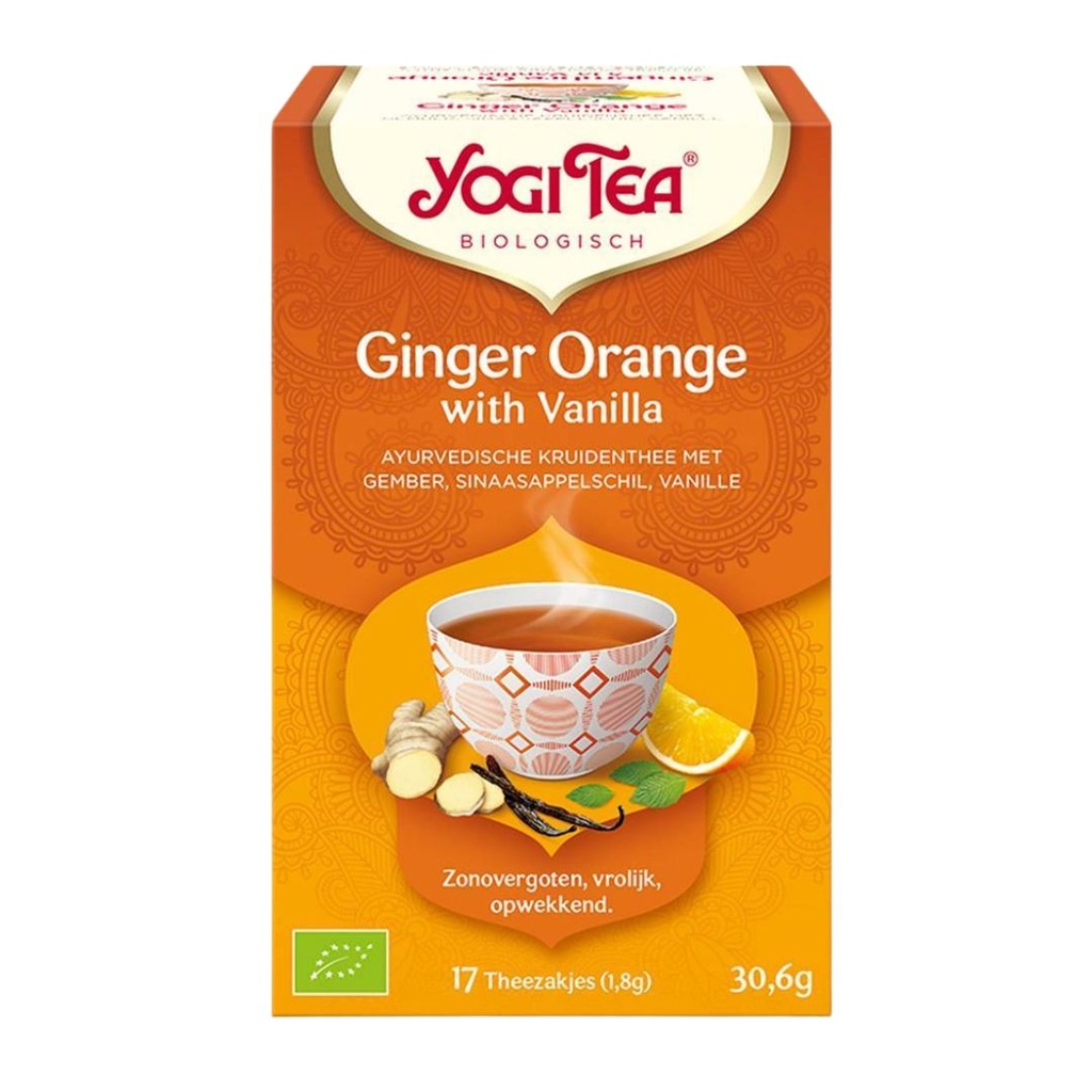 Yogi Tea - Ginger Orange Vanilla BIO 17 TB   