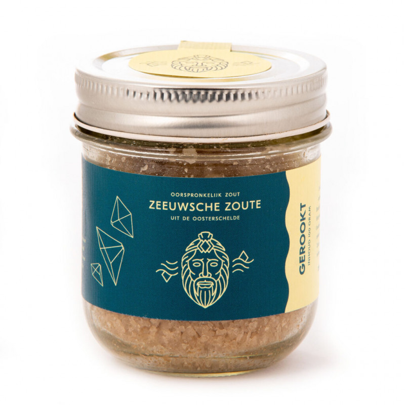 Zeeuwsche Zoute - Glazen Pot Gerookt 100 g    
