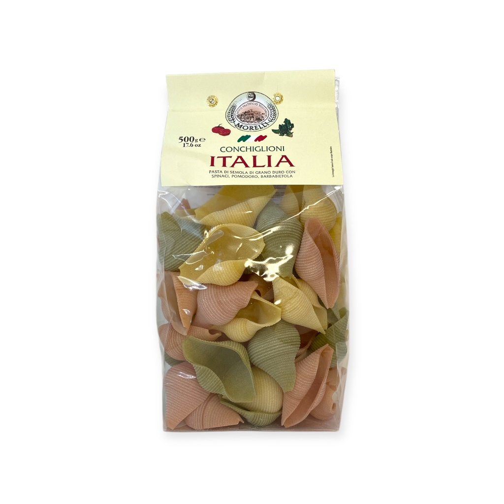 Morelli conchiglioni 3 colori 500 g