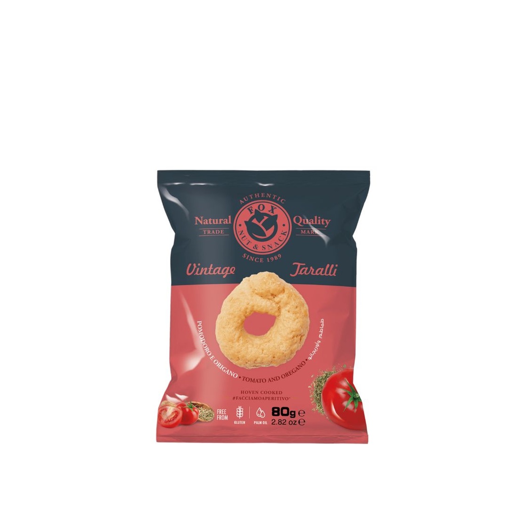 Fox Italia - Taralli Bites Tomato Oregano 80 g