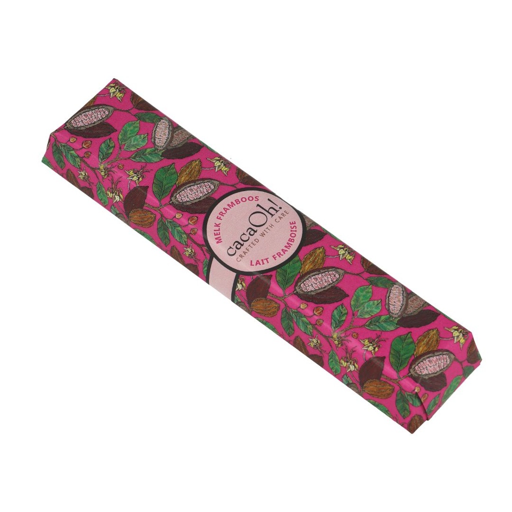 CacaOh! - Reep Melk Framboos 45 g