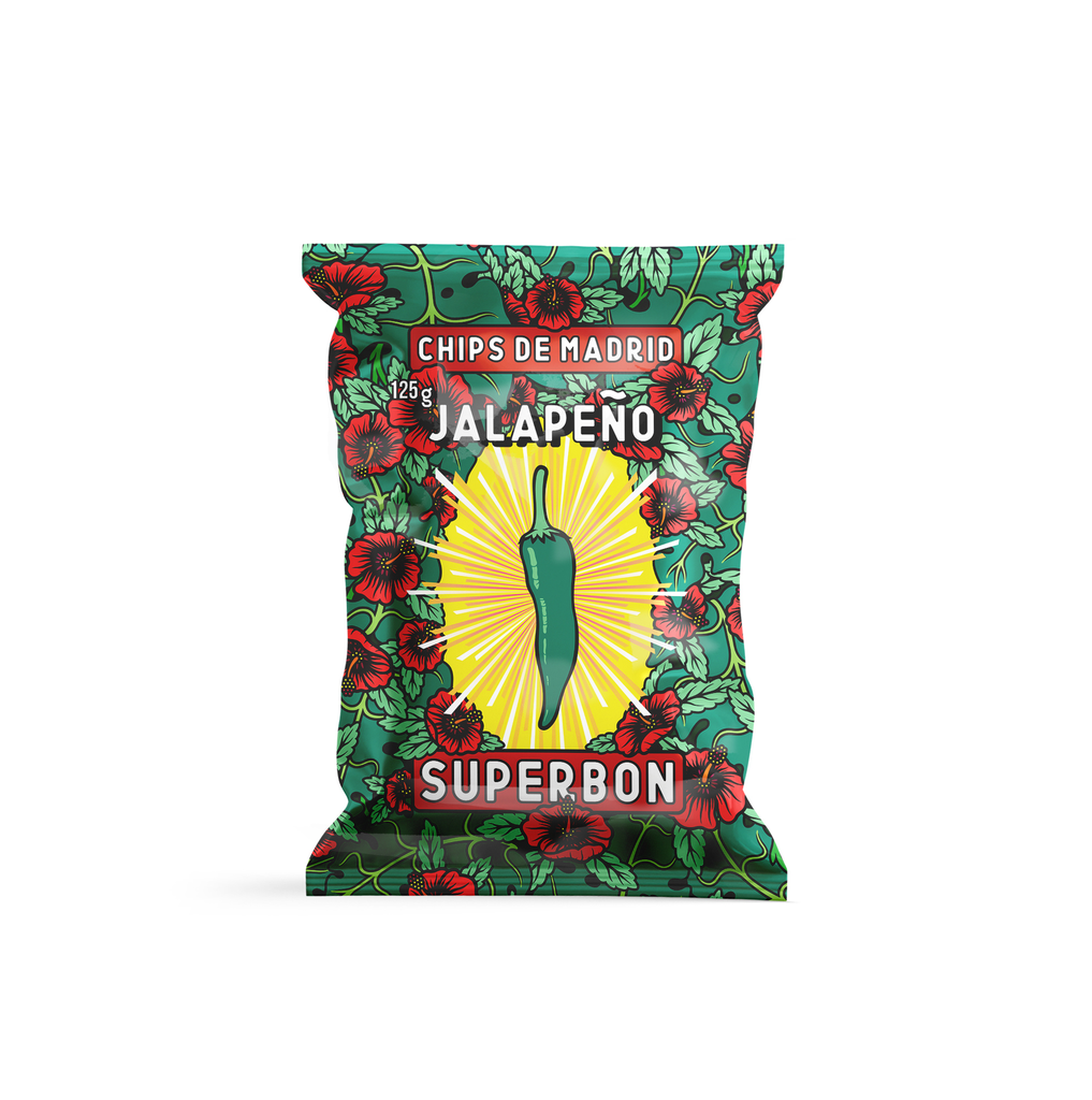 Superbon - Chips Jalapeño 125 g