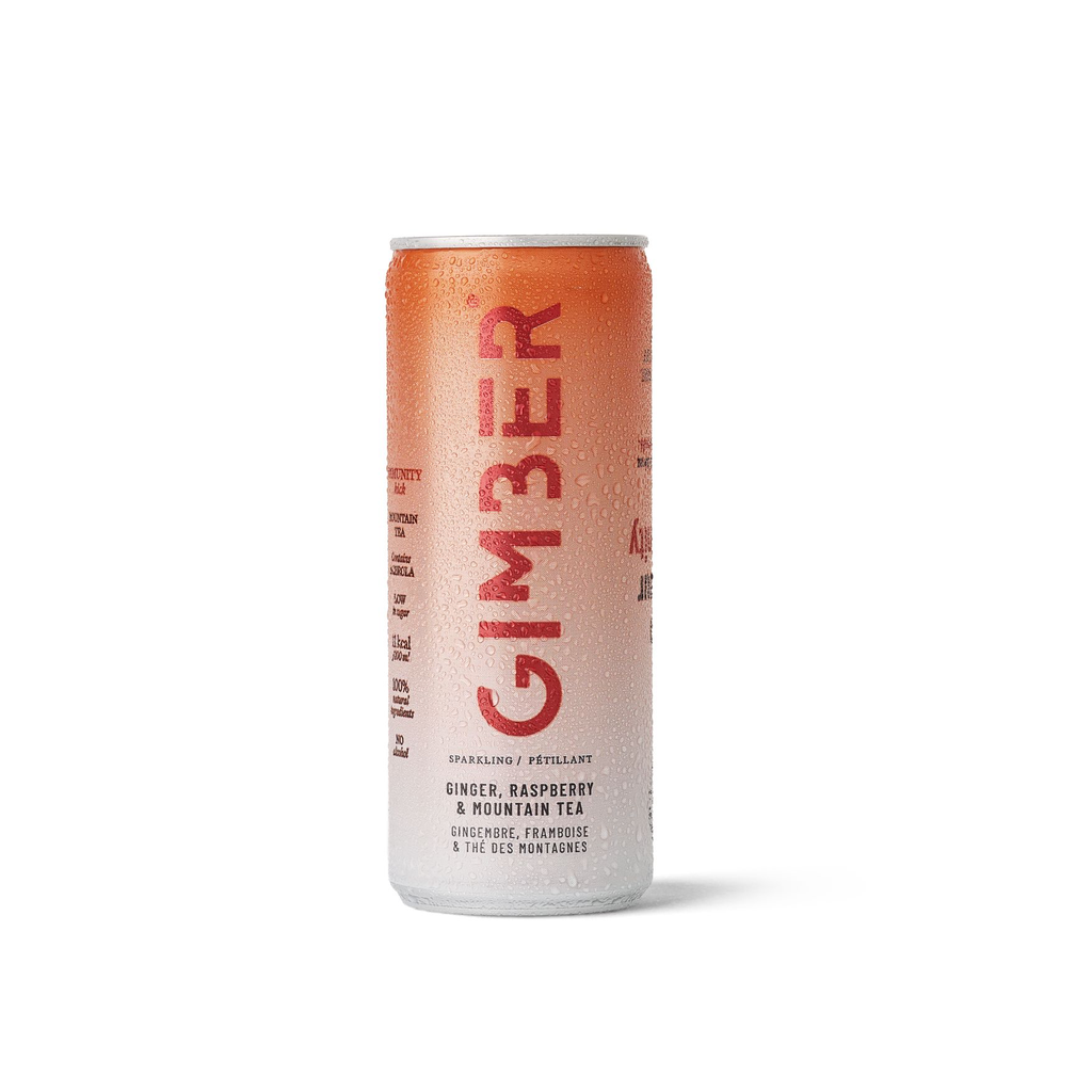 GIMBER ginger, raspberry & mountain tea 250 ml BIO
