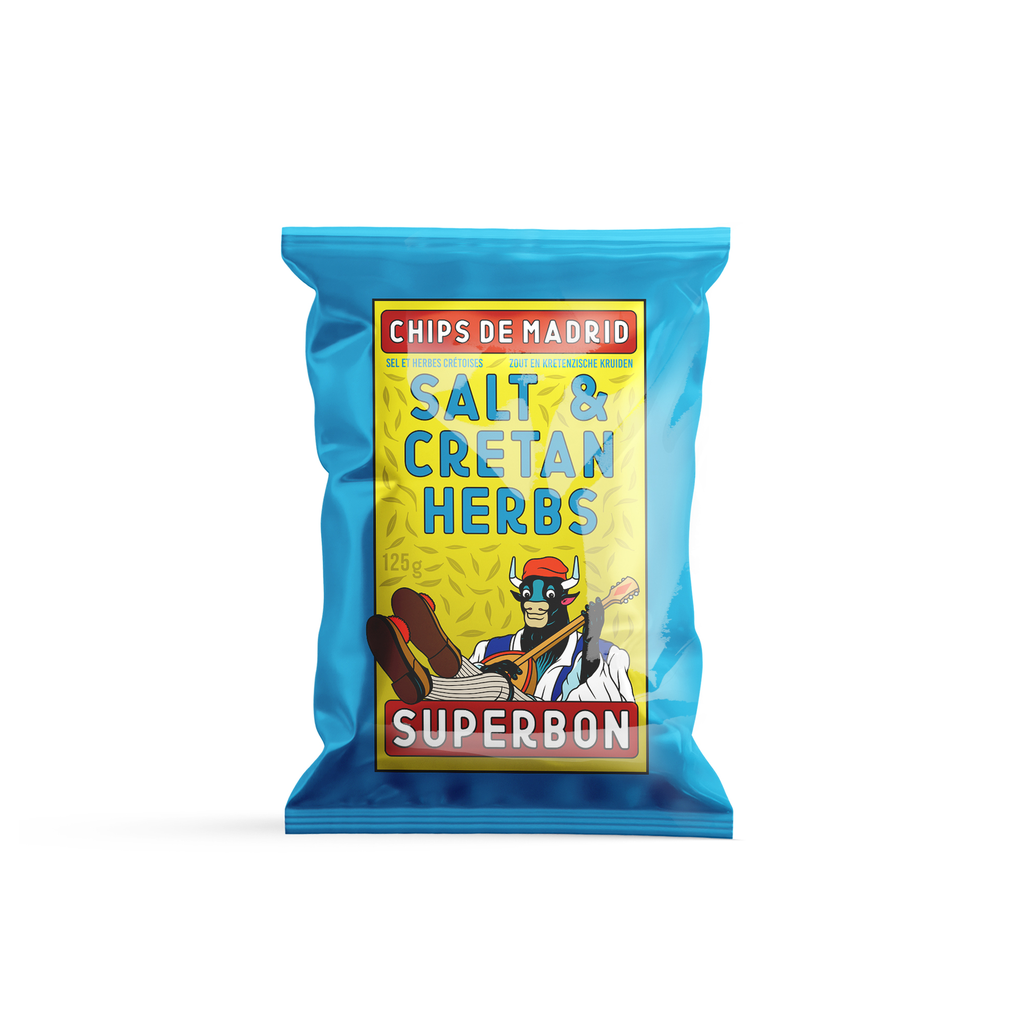Superbon - Chips Cretan Herb 125 g