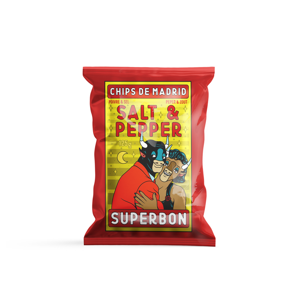 Superbon - Chips Salt & Pepper 125 g