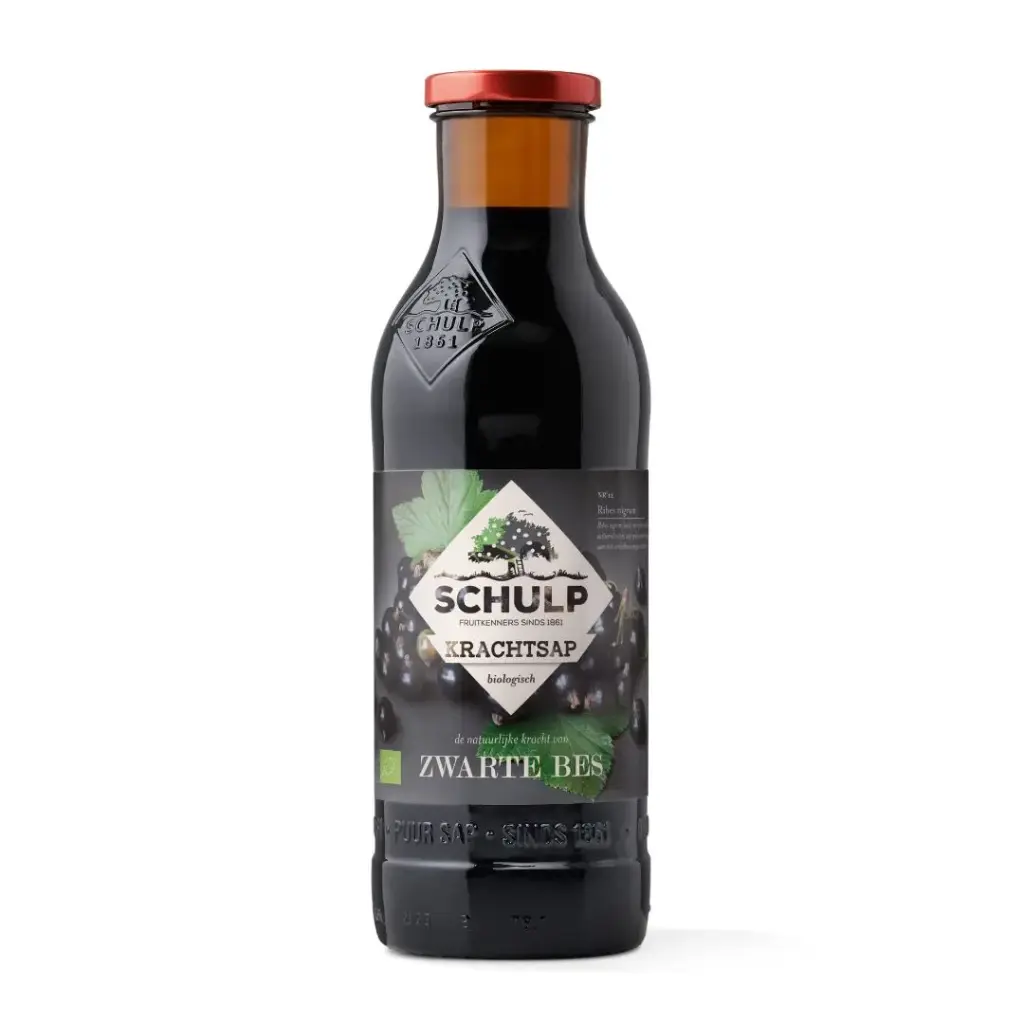 Schulp - Krachtsap groot zwarte bes 750 ml BIO