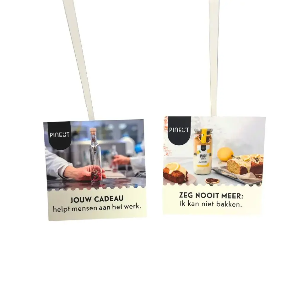 Pineut - promotie envelop wobbler bakproducten