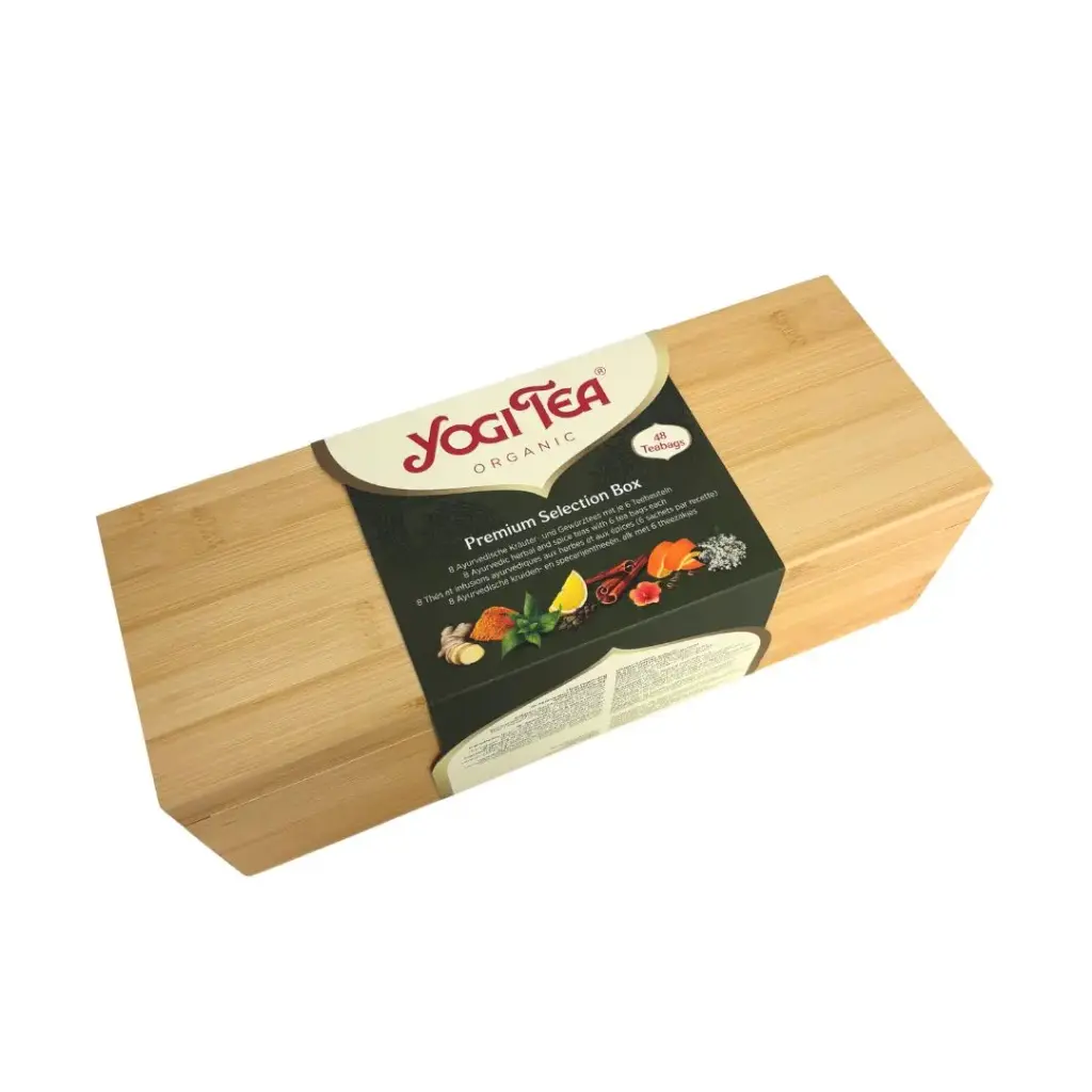 Yogi Tea - Houten cadeau doos gevuld 8x6 TB