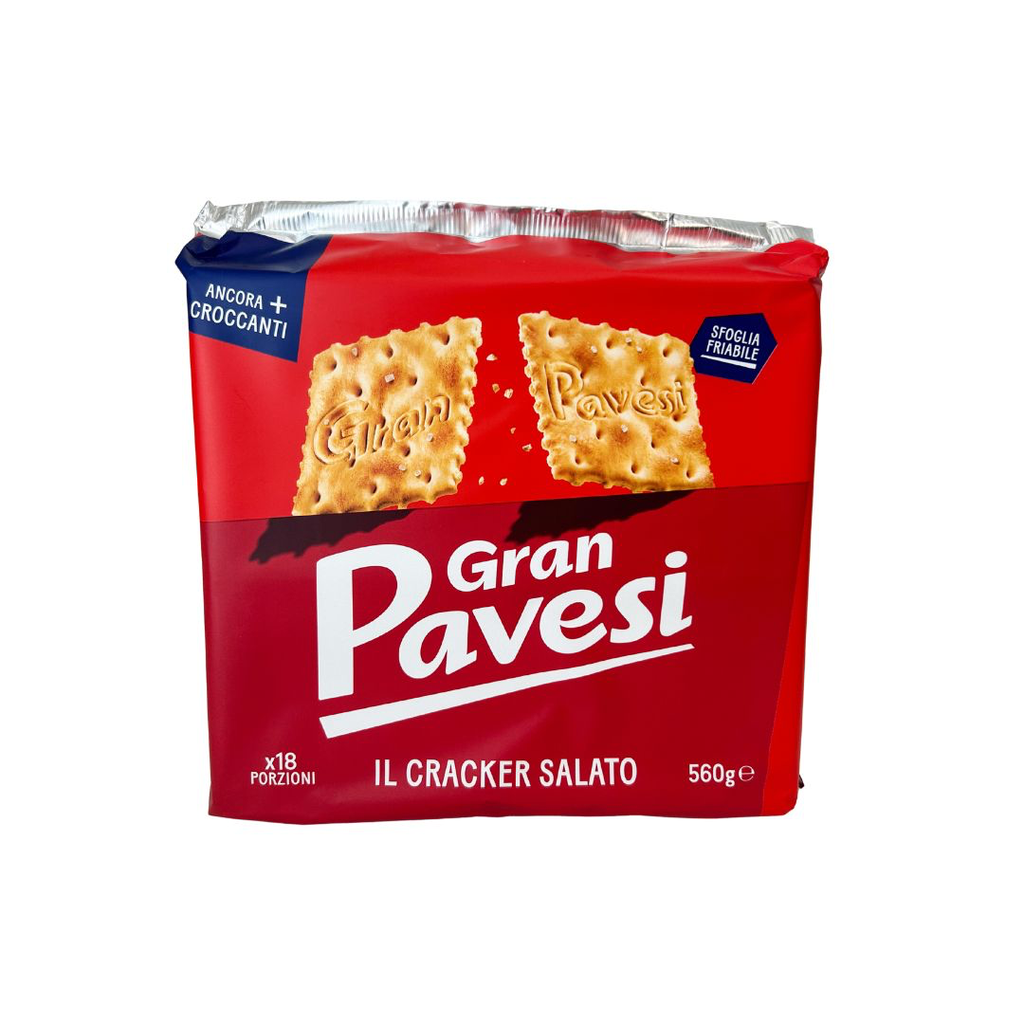 Pavesi - Breekcrackers gezouten rood 560g