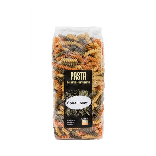 [6006] Aalshof - 3 kleuren Bonte Spirali 500 g    