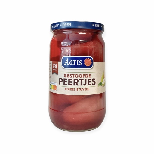 [7282] Aarts - Gestoofde peren rood 700g     
