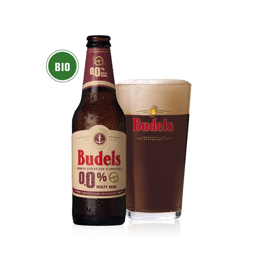 [1160] Budels - Malty Dark 0.0% BIO 6 x 30 cl   