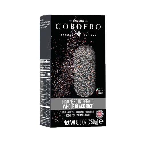 [6303] Cordero - Volkoren Zwarte Rijst 250 g     