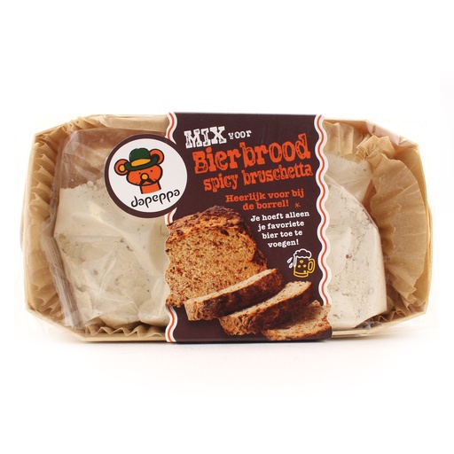 [12372] Dapeppa - bierbrood spicy bruschetta 400 g    