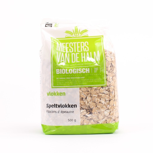 [6601] De Halm - Speltvlokken 500 g BIO