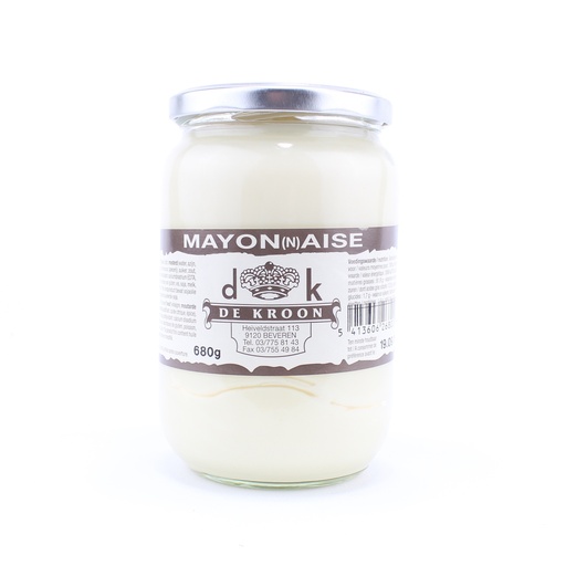 [2551] De Kroon - mayonaise groot 680 ml     