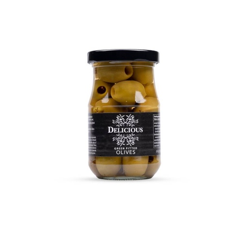 [3230] Delicious Food and Gourmet - olives green pitted 212 ml    