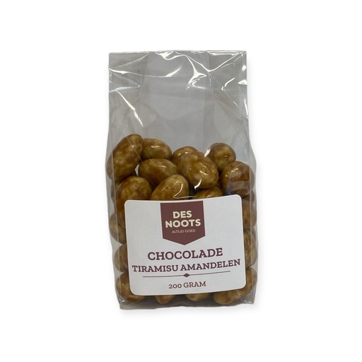 [11107] Des Noots - Chocolade Tiramisu amandelen 200 g    