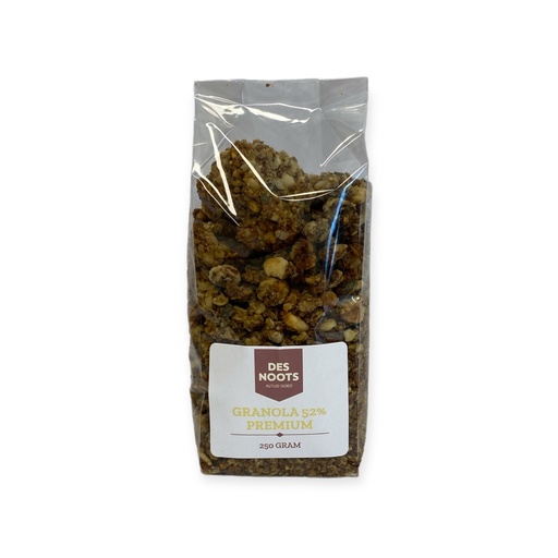 [11510] Des Noots - Granola 52%(Premium) zak 250 g    