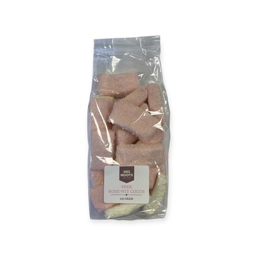 [11744] Des Noots - Spek rose wit cocos 220gram   