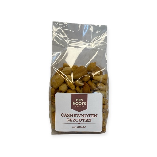 [3062] Des Noots - cashewnoten gezouten 150 gr    