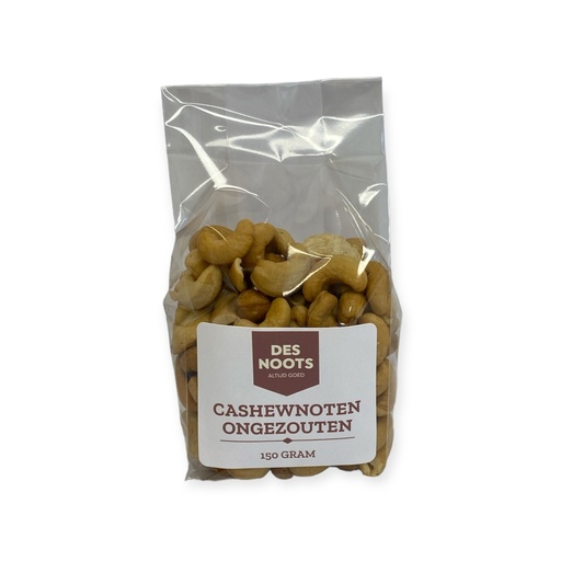 [3063] Des Noots - cashewnoten ongezouten 150 gr    