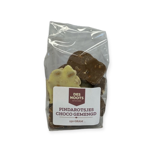 [3041] Des Noots - choco pindarotsjes gem. 150 gr   