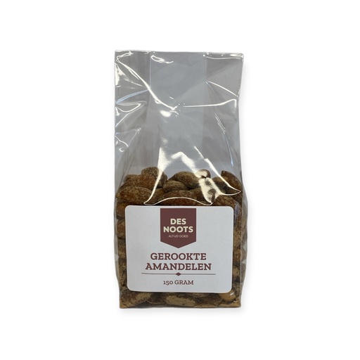 [3029] Des Noots - gerookte amandelen 150 gr    