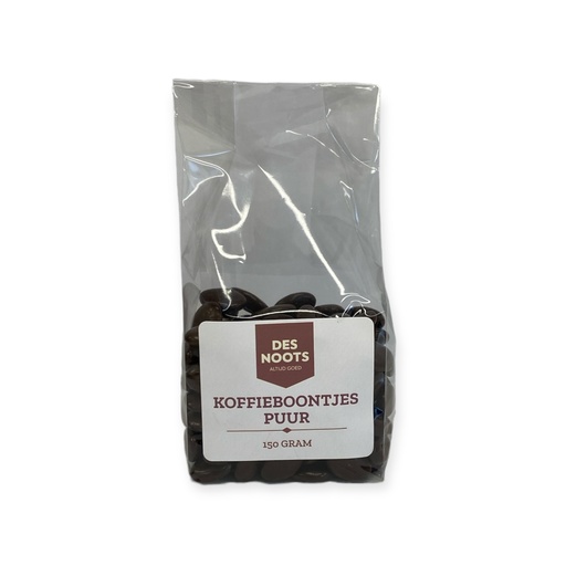 [3039] Des Noots - Koffieboontjes puur 150 g    