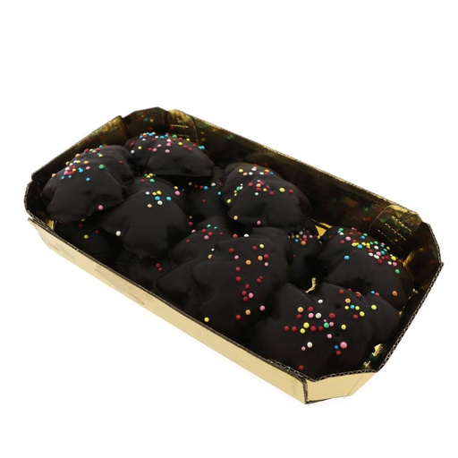 [9633] Dolciaria Cerasani - Kerstbomen Donkere Chocola 200g     