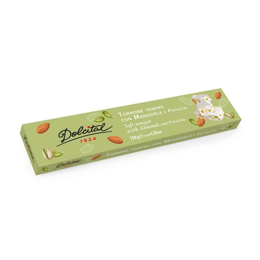 [2222] Dolcital - Torrone Mandorle Pistacchi 130gr     