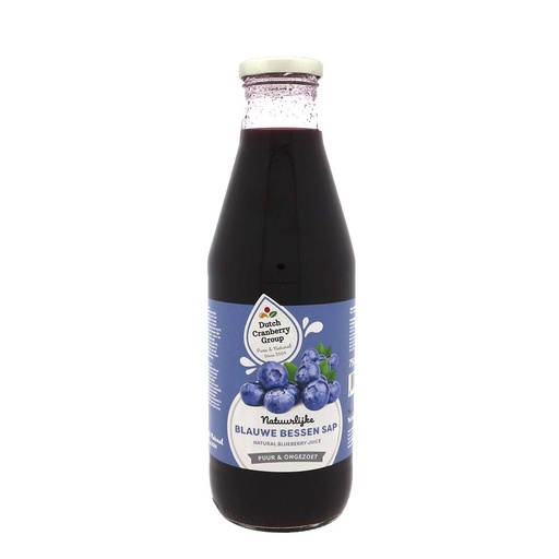 [9052] Dutch Cranberry Group - blauwe bessensap 750 ml     