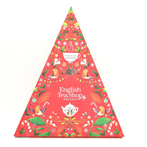 [99602] English Tea Shop - Advent Calend. Red triang. 25tb BIO   