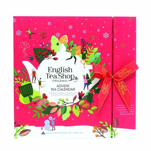 [99604] English Tea Shop - BookStyle Red Advent Calend.25tb BIO    