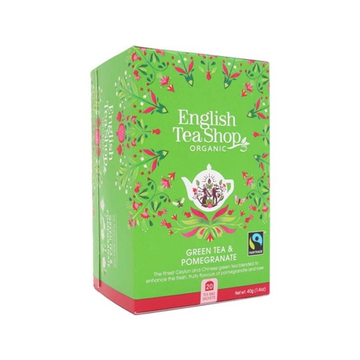 [2103] English Tea Shop - Green Tea & Pomegranate 20st BIO   