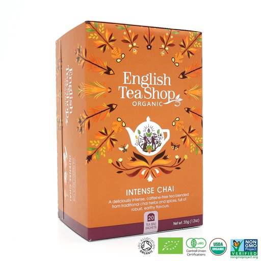 [9965] English Tea Shop - Intense Chai 20tb BIO     