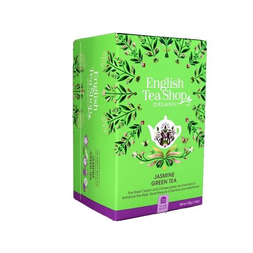 [2099] English Tea Shop - Jasmine Green Tea 20tb BIO    