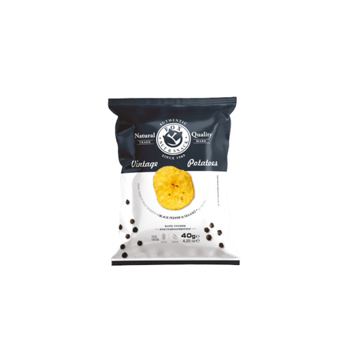 [99251] Fox Italia - Potatoes Chips Black Pepper 40gr   