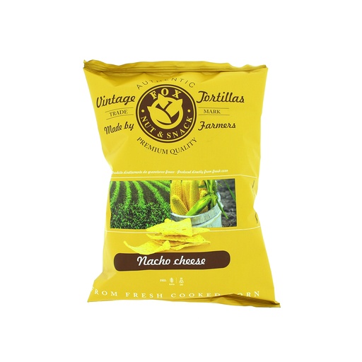 [9932] Fox Italia - Tortilla Chips Nacho Cheese 40gr   