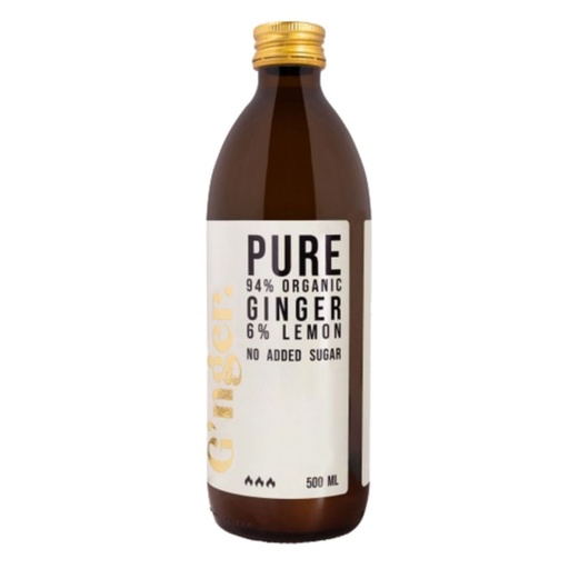 [3972] G'nger - Pure 0,94 Gembersap 500 ml BIO    