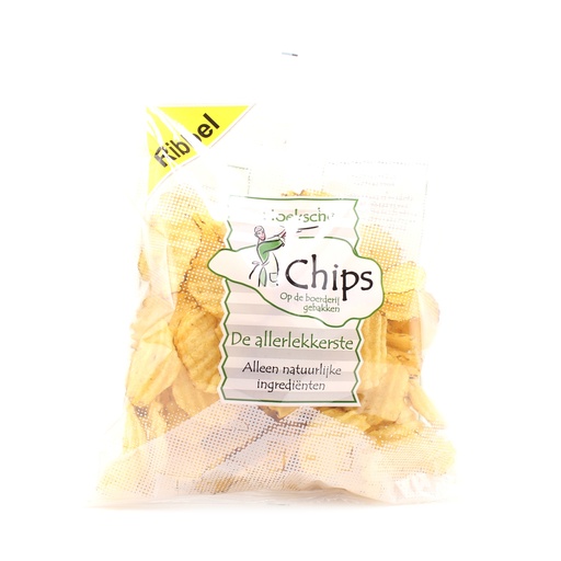 [5276] Hoeksche - Ribbelchips Zeezout 150g      