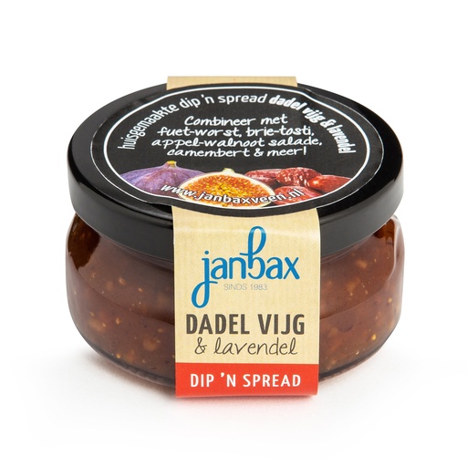 [1863] JanBax - Dip'n Spread Dadel & Vijg-lav 140gr   