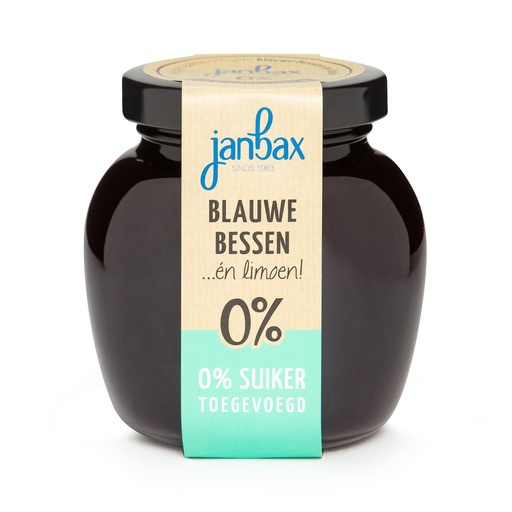 [4369] JanBax - Intense Jam Blauwe Bes Limoen 250 g  