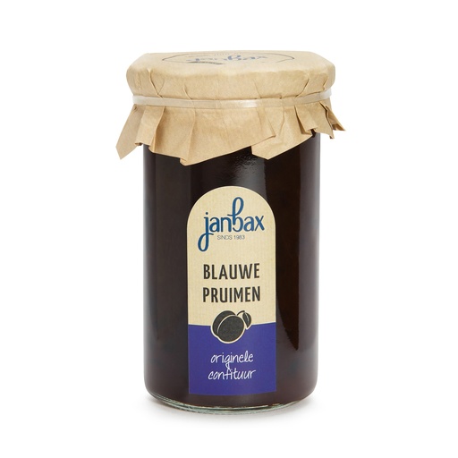 [3439] JanBax - confituren blauwe pruimen 300 gr    