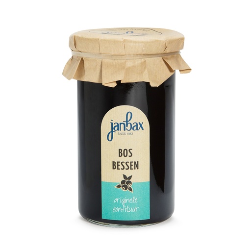 [3445] JanBax - confituren bosbessen 300 gr     