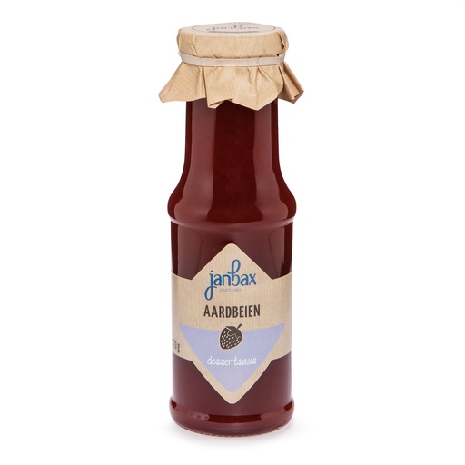 [3475] JanBax - dessertsaus aardbeien 270 gr     