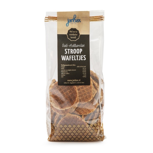 [4006] JanBax - roomboter stroopwafeltjes 200 gr     