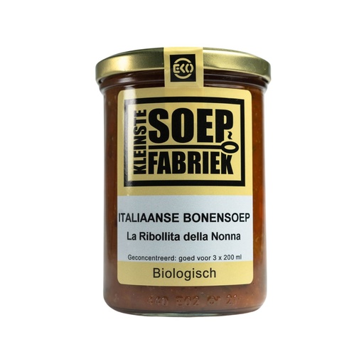 [3926] Kleinstesoepfabriek - Italiaanse Bonensoep 400ml BIO     